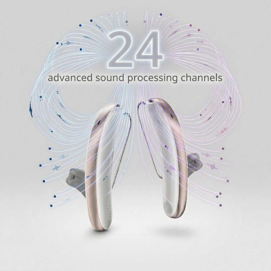 Signia Styletto 2IX Rechargeable RIC Hearing Aid Pair With Charger