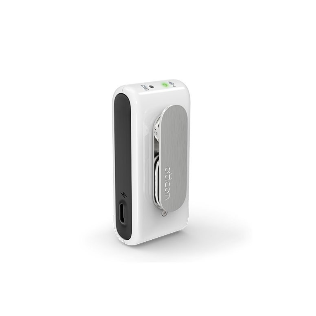 Oticon EDUMIC Wireless Remote Microphone System Support Children with Hearing Loss in Classroom, Restauran, Noisy Environment