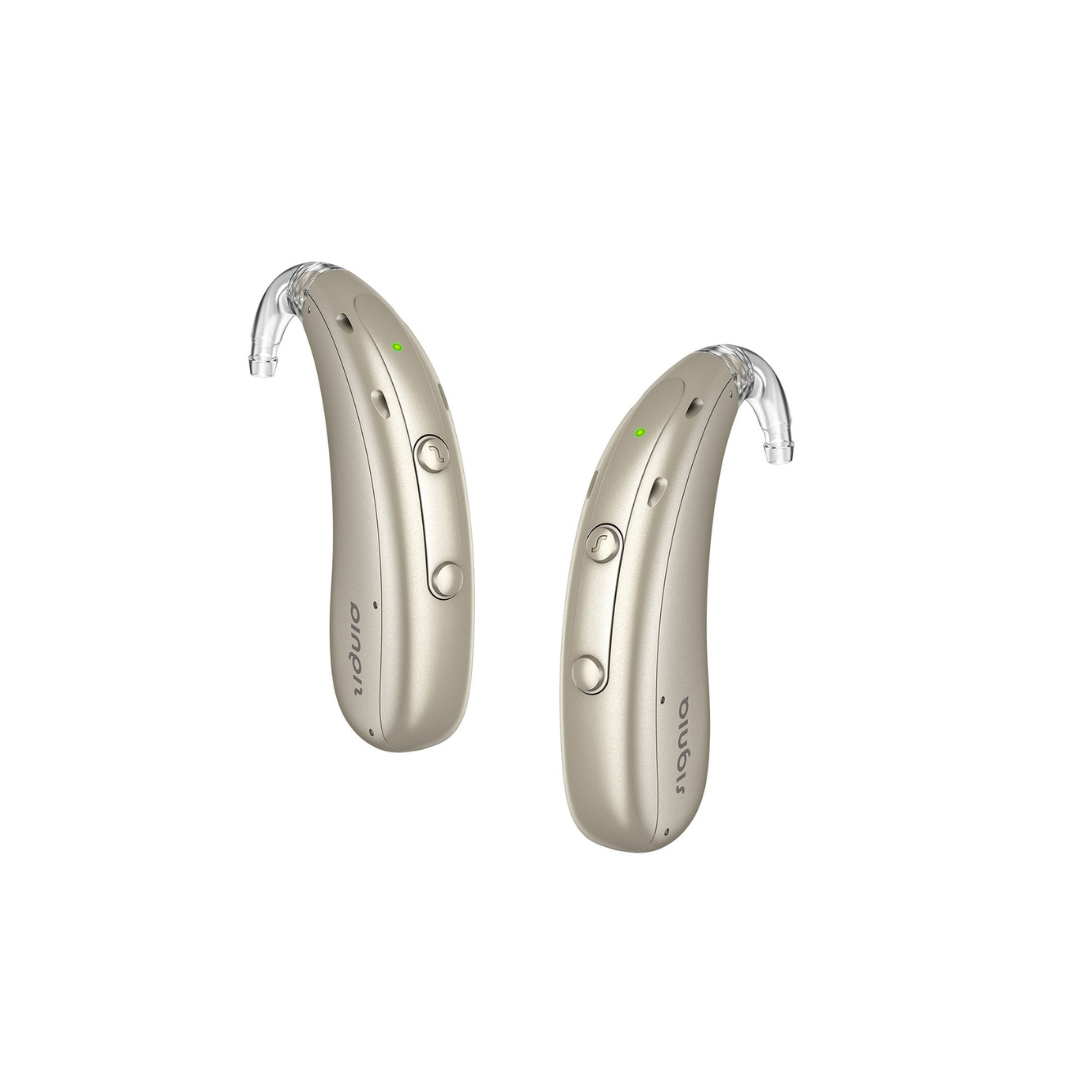 Signia Motion Charge&Go 5IX Rechargeable BTE Hearing Aids (M, P, SP), Bluetooth Streaming