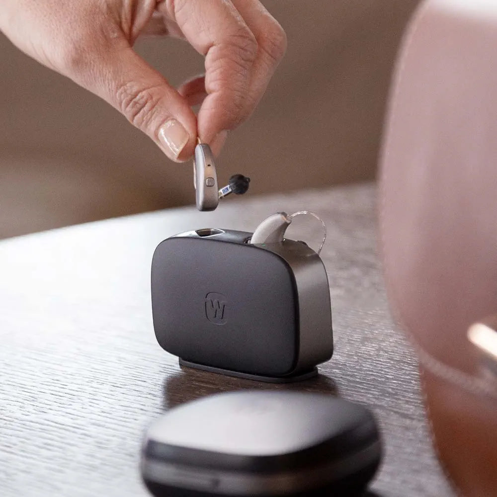 Widex Moment SHEER RIC Kit MRR4D 110 Rechargeable Battery Bluetooth Enabled Hearing Aid