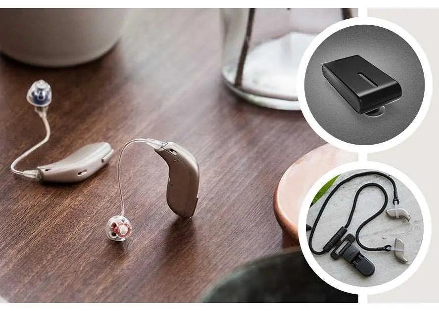 Oticon Jet 1 Mini RITE Power Open Fit Battery Mini RIC Bluetooth Connectivity Hearing Aid.