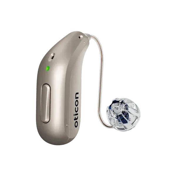 Oticon Intent 3 miniRITE Wireless Bluetooth-LE Audio Connectivity Sleek New Design Rechargeable Hearing Aid