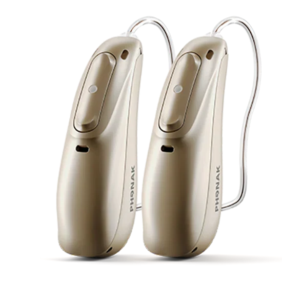 Phonak Audeo Lumity L70-RL | Rechargeable Bluetooth Hearing Aid with 16 Channels & Motion Sensor