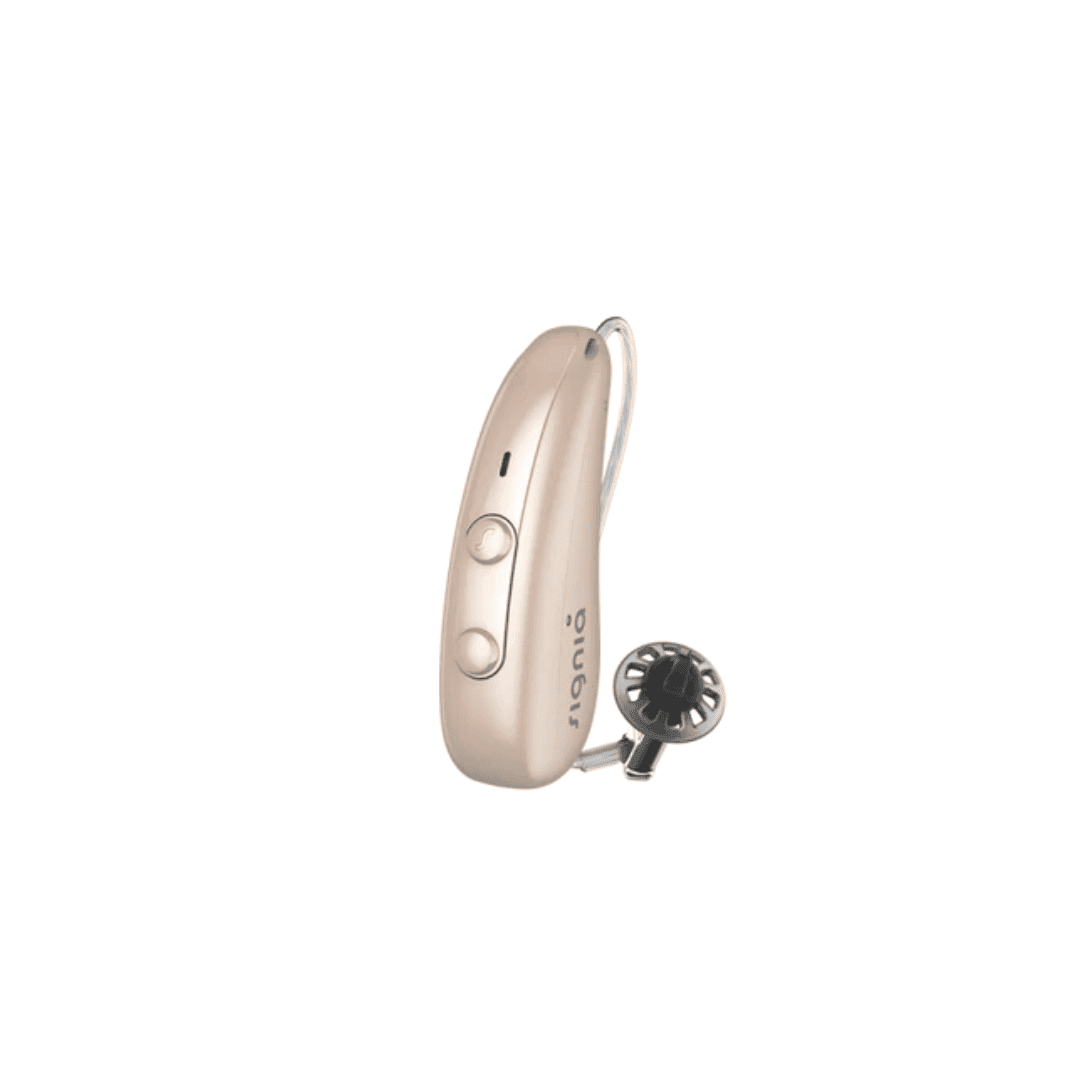 Signia Pure Charge & Go T 7IX Rechargeable Hearing Aid With Portable Charger- Beige Color