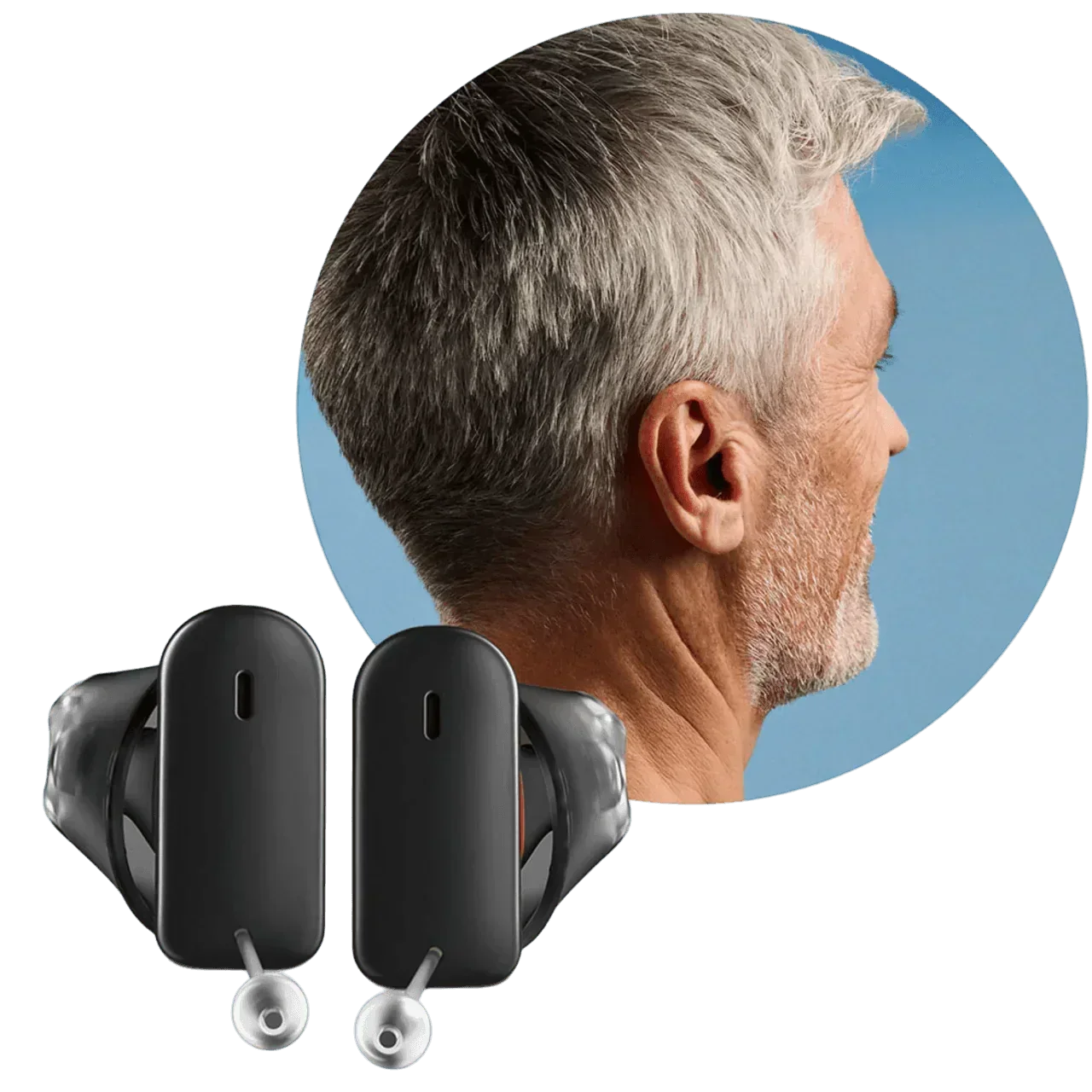 Signia Silk Charge&Go 1IX with CROS | Invisible 16-Channel Rechargeable Hearing Aid