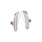 Signia Styletto 7IX Slim RIC Rechargeable Hearing Aid, 2 Hearing Aids with Charger - White Color