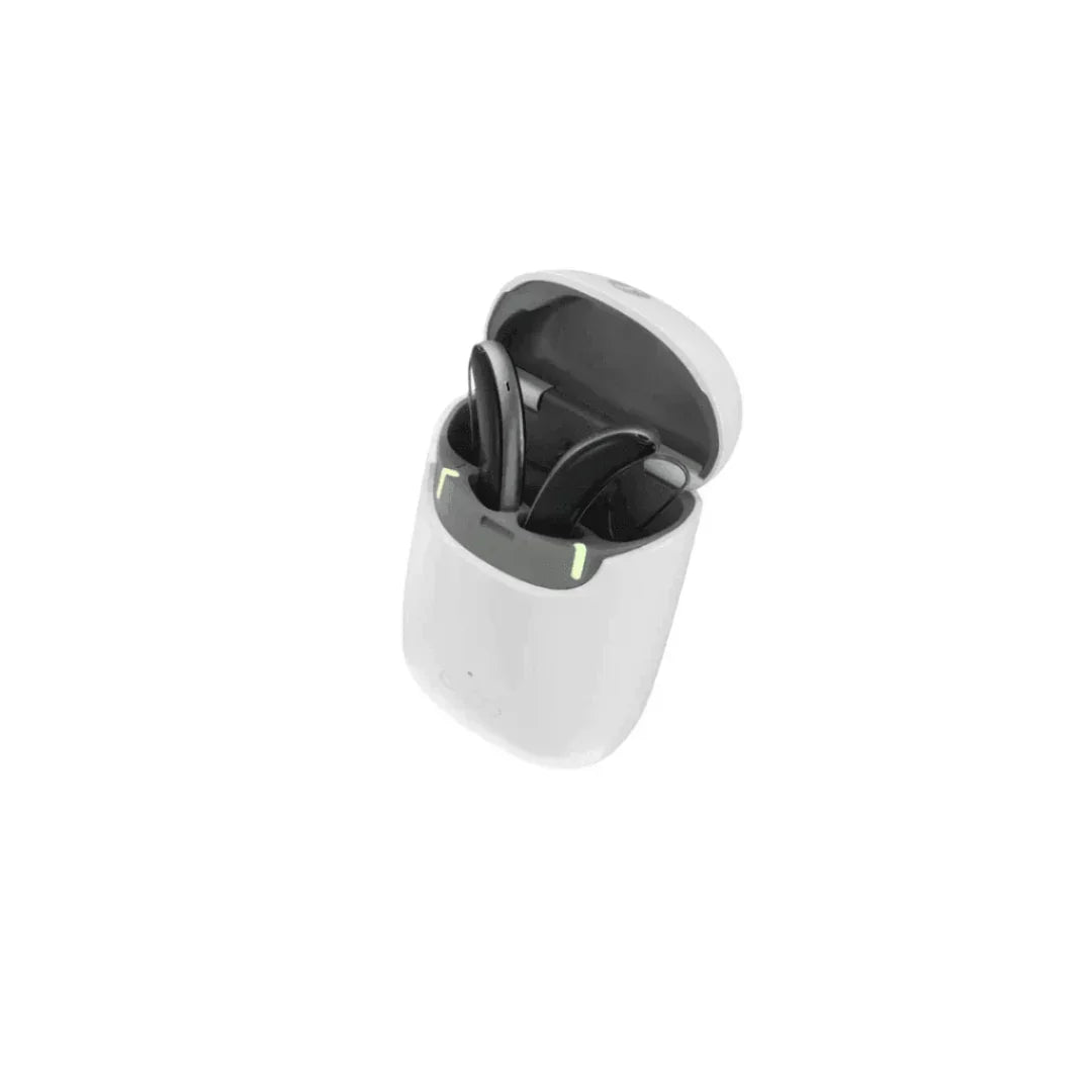 Signia Styletto 5 IX Slim RIC Rechargeable Hearing Aid, 2 Hearing Aids with Charger