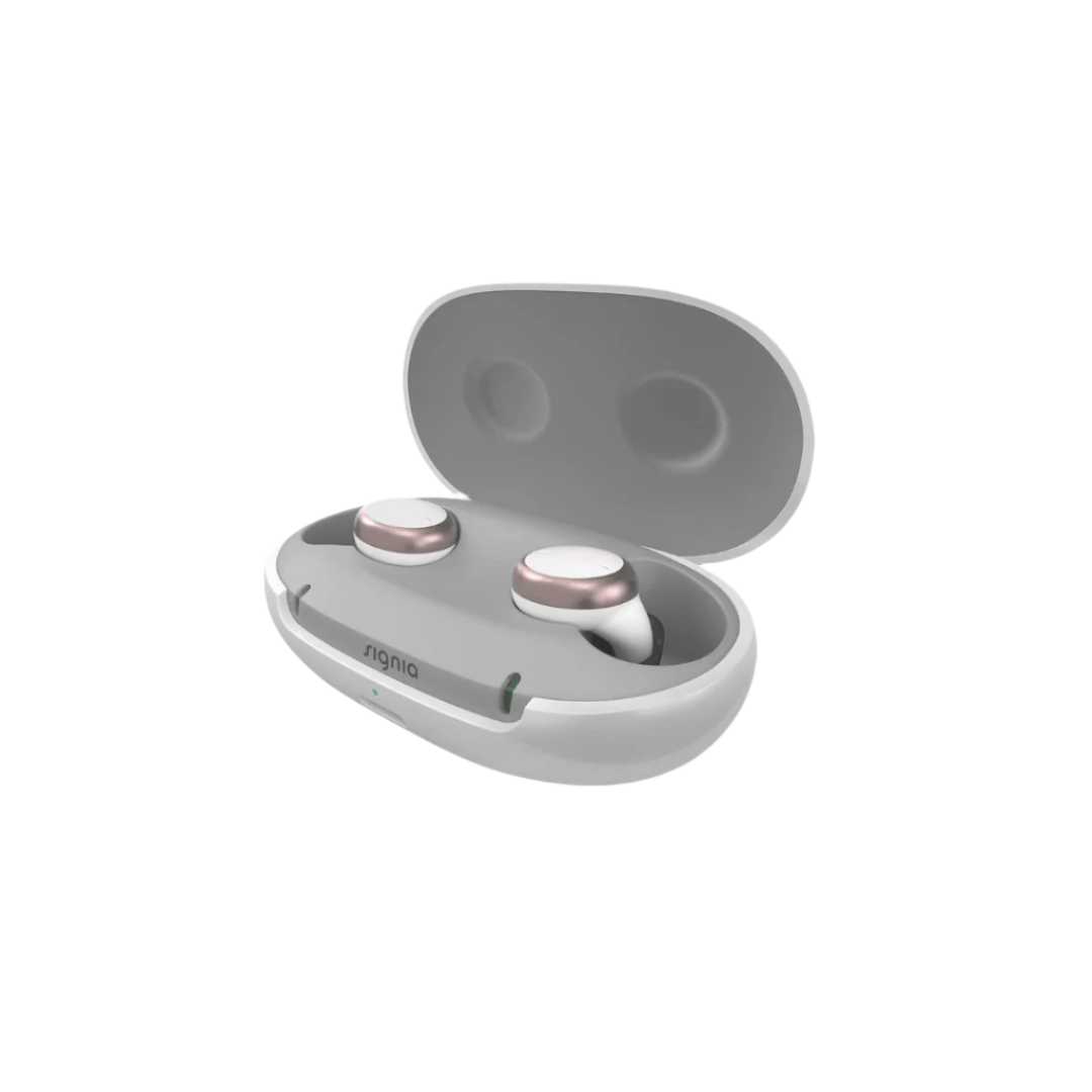 Signia Active X Rechargeable Hearing Aid In The Ear (ITE), Mini Bluetooth Connectivity Ear Aid