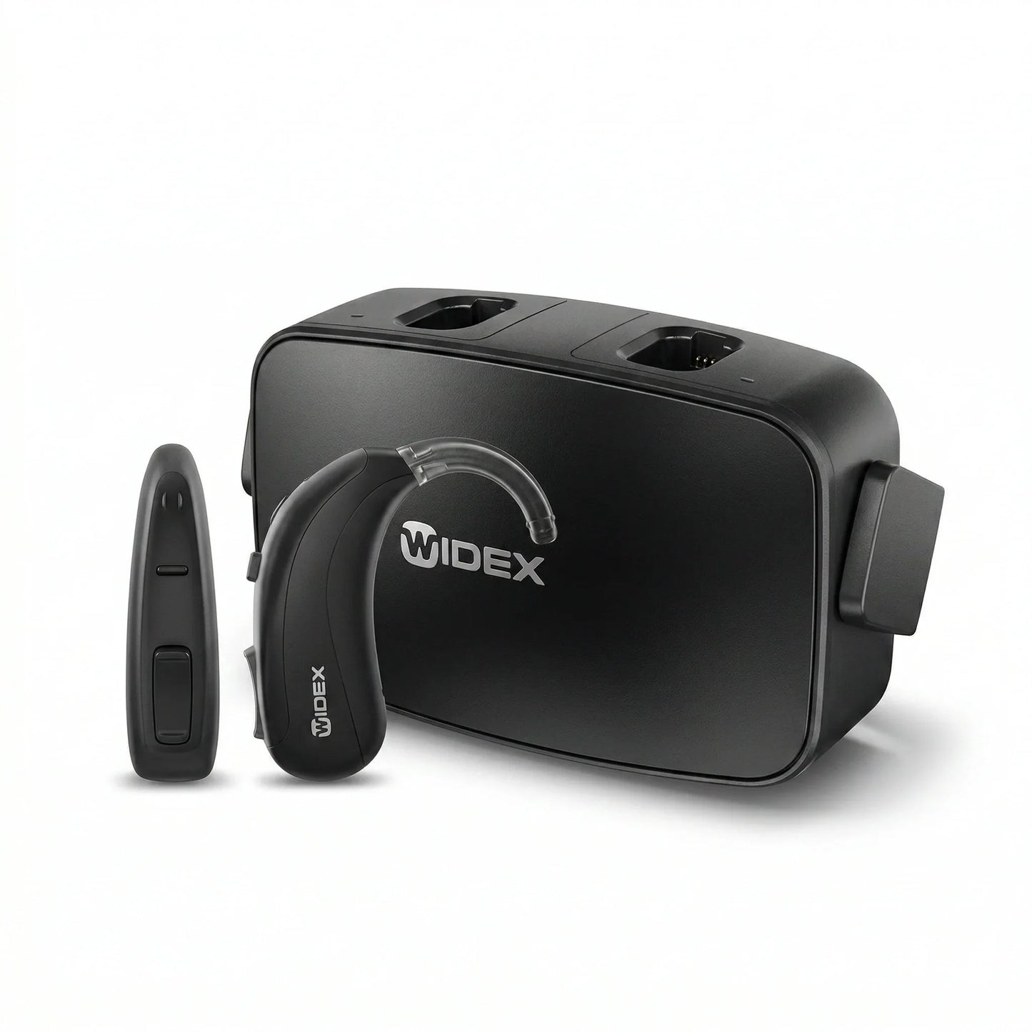 Widex Moment MBR3D 440 Rechargeable Battery BTE Noise Cancellation, 2 Hearing Aids with Charger