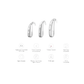 Signia Intuis 4.3 (SP/P/M) BTE Open Fit Hearing Aids Digital Programmable Device