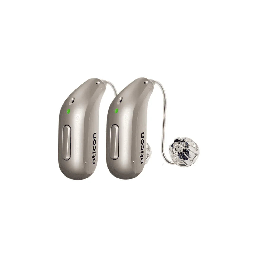 Oticon Intent 4 miniRITE Power Bluetooth - LE Audio Sleek Design Rechargeable Hearing Aid