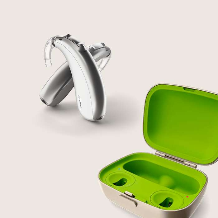Phonak Sky Lumity L70-PR | Rechargeable BTE 20 Channels Hearing Aid with Bluetooth & Motion Sensor | Best for Kids