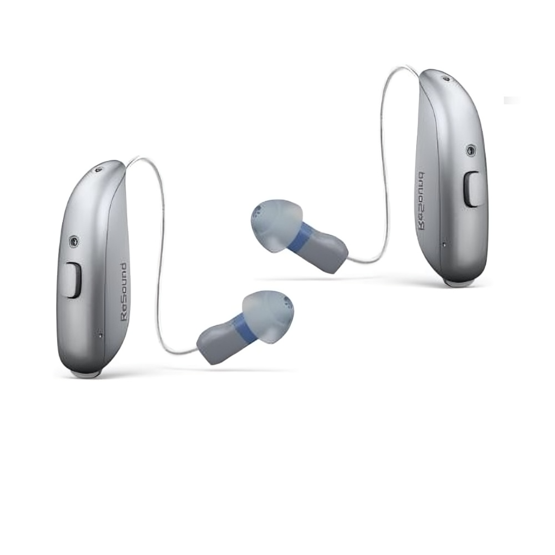 Resound Vivia 7 MicroRIE Rechargeable Hearing Aid Premium Features Bluetooth LE, iPhone & Android Connectivity